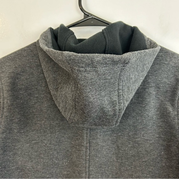 Lands End SoftShell Hooded Grey Jacket Size XS - Picture 6 of 12